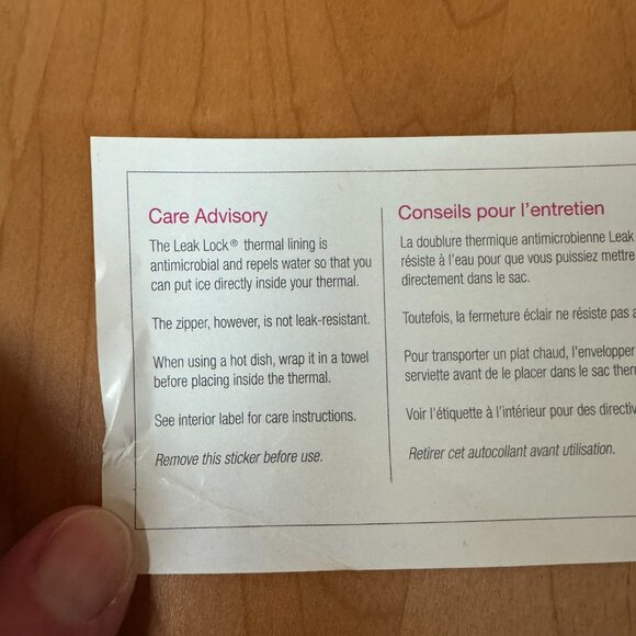 Thirty-One Green w/Christmas Holiday Ornaments Insulated Tote w/Zipper Close - Picture 14 of 14